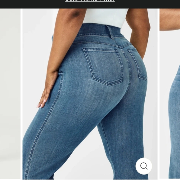 SPANX Shape Everywhere Kick Flare Jeans - Indigo Blue XL - Picture 3 of 13